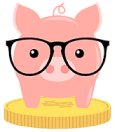 Piggy Bank Processing Logo