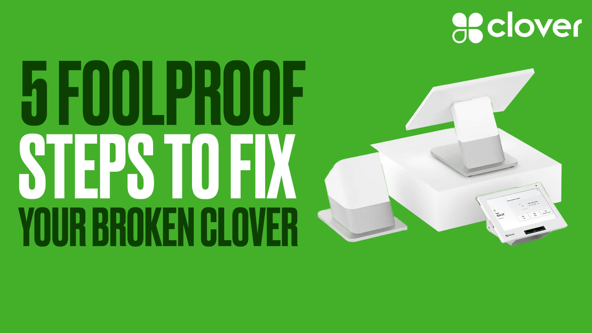 5 Foolproof Steps to Fix Your Broken Clover Machine